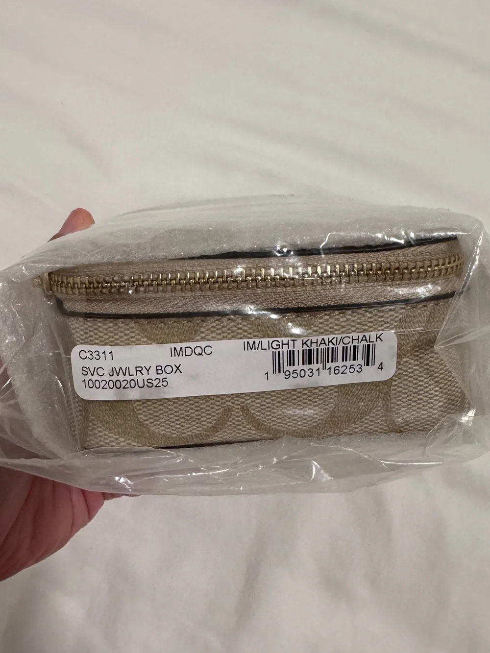 Coach - Jewelry Box (IM/Light Khaki/ Chalk)